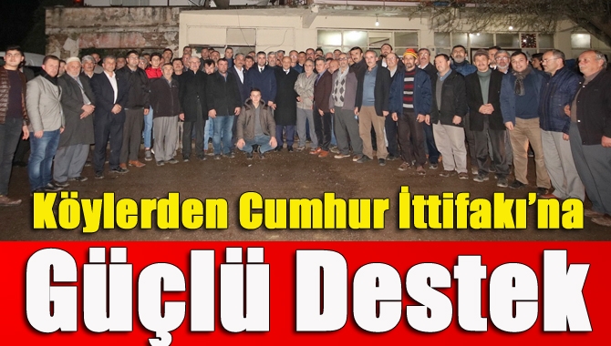 Her akşam Kandıra’ya bağlı farklı köyleri ziyaret eden başkan adayı