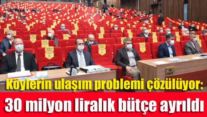 Köylerdeki ulaşım problemi çözüme kavuşuyor. Büyükşehir 30 milyon bütçe ile
