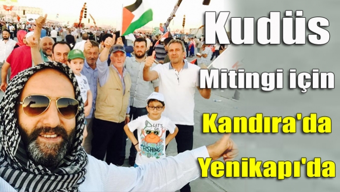 Saadet Partisi'nin öncülüğünde Yenikapı etkinlik alanında gerçekleştirilen “Büyük Kudüs” mitingine