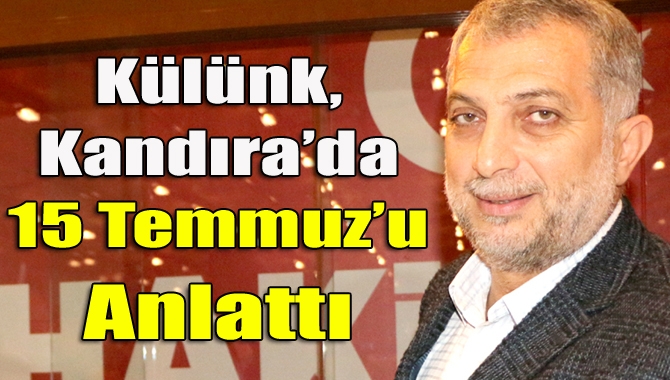 AK Parti İstanbul Milletvekili Metin Külünk, 15 Temmuz Darbe Girişimi