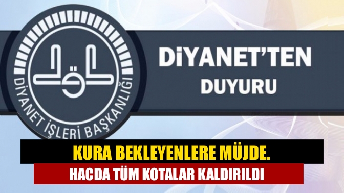 2023 hac başvuru takvimi ve kontenjanları belli oldu. Diyanet İşleri