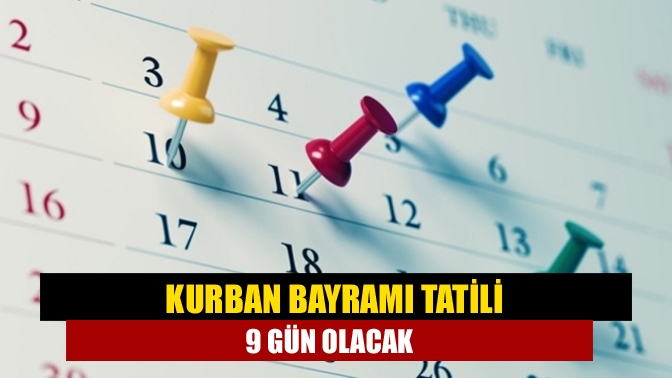 Cumhurbaşkanı Recep Tayyip Erdoğan, Kurban Bayramı tatili süresinin dokuz gün