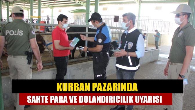Kocaeli İl Emniyet Müdürlüğü ekipleri Modern Hayvan Pazarı'nda sahte para,