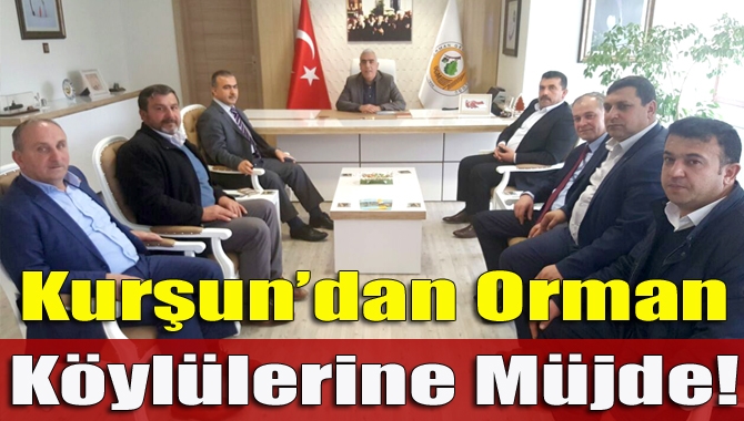 Sakarya Orman Bölge Müdürü Okan Kurşun’u ziyaret eden Kandıra Muhtarlar
