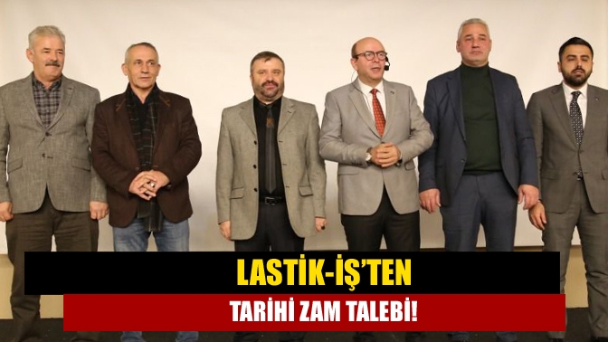 Lastik-İş Sendikası Genel Başkanı Alaattin Sarı, 6 bin işçiyi ilgilendiren