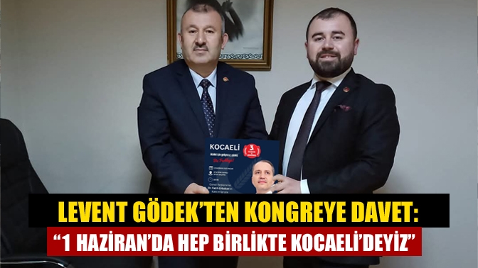 Yeniden Refah Partisi Kandıra İlçe Başkanı Levent Gödek, gazetemizi ziyaret