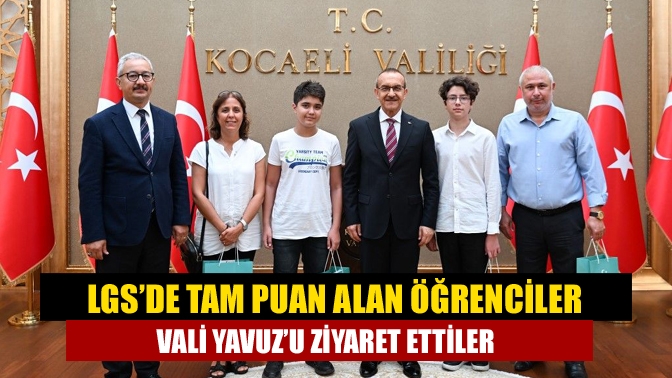 Vali Seddar Yavuz, Liselere Giriş Sistemi’nde tüm soruları doğru cevaplayarak