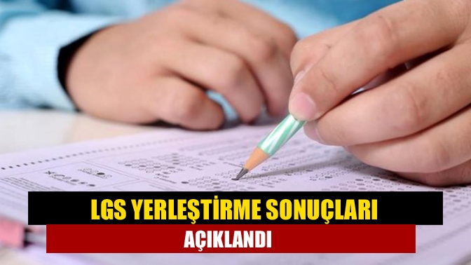 Milli Eğitim Bakanlığınca (MEB) Liselere Geçiş Sistemi (LGS) kapsamındaki birinci