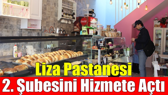 Kandıra’nın köklü işletmelerinden Liza Pastanesi, Cumhuriyet Caddesi’nde ikinci şubesini hizmete