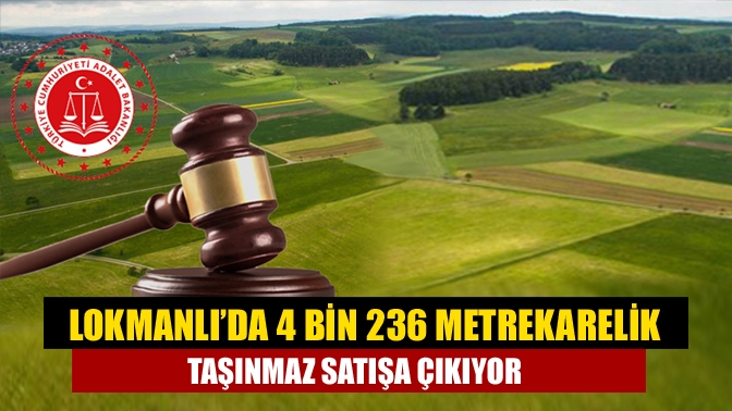 Kandıra Lokmanlı Mahallesi’nde yer alan 4 bin 236 metrekarelik taşınmaz
