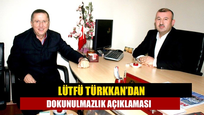 Dokunulmazlığının kaldırılması gündemde olan İYİ Parti Kocaeli Milletvekili Lütfü Türkkan