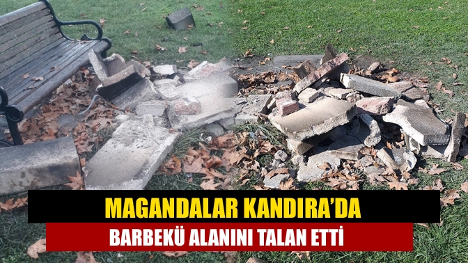Magandalar, Kandıra’daki barbekü alanını talan etti, Belediye Başkanı Turan yaşanan