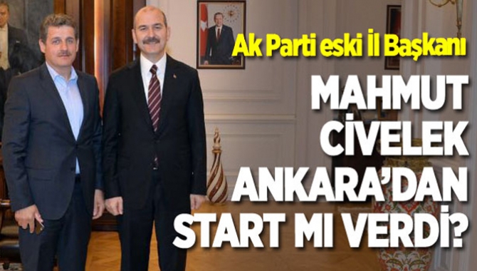 Ak Parti Kocaeli eski İl Başkanı Mahmut Civelek Ankara'da çeşitli