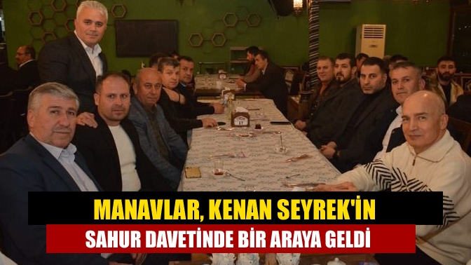 AK Parti milletvekili aday adayı Kenan Seyrek, manav toplumunun kanaat