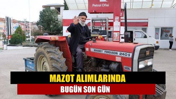 Büyükşehir Belediyesi tarafından destek verilen çiftçilerin mazotlarını, 15 Aralık’a kadar