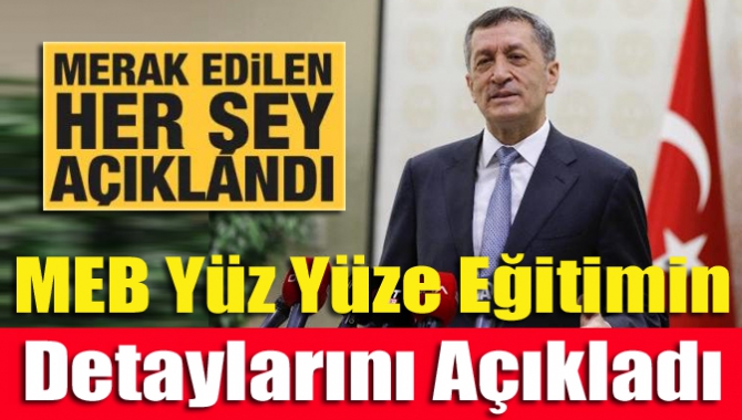 Milli Eğitim Bakanlığı, yüz yüze ve uzaktan eğitimde aşamalı geçiş