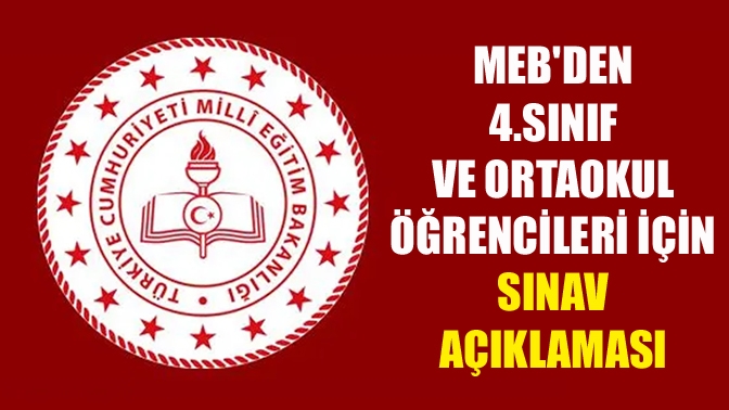 Milli Eğitim Bakanlığı'ndan yapılan açıklamaya göre ikinci dönem sınav notu