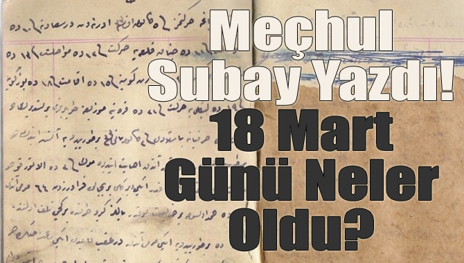 Çanakkale Savaşları'nda görev yapan bir subayın günlüğünde yazanlar, Deniz Savaşları'nın