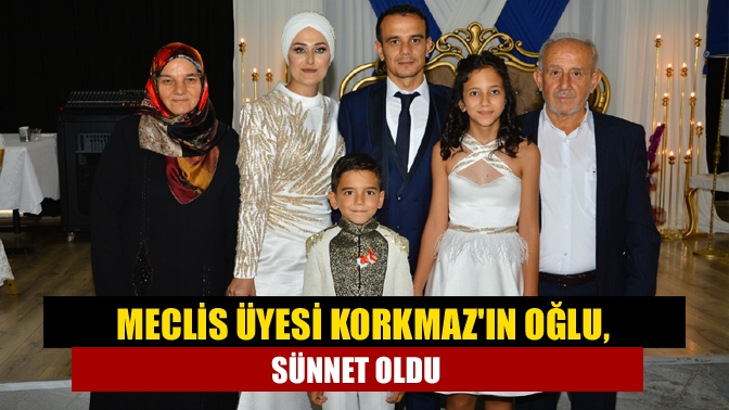 Merve-Yasin Korkmaz çiftinin biricik oğulları Taha Yasin, sünnet oldu.