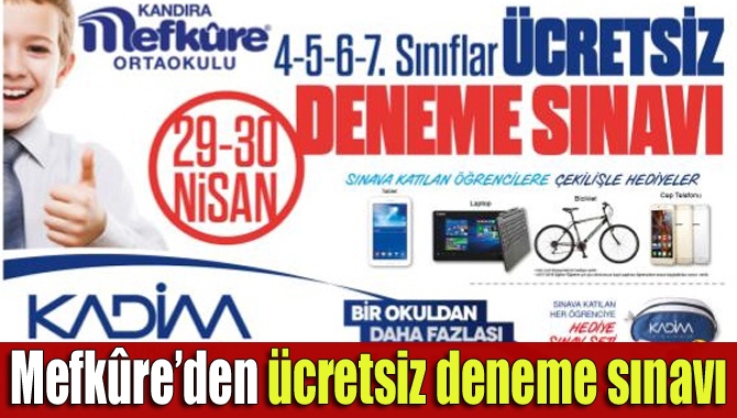 Kandıra’nın ilk ve tek özel okulu olan Özel Kandıra Mefkûre