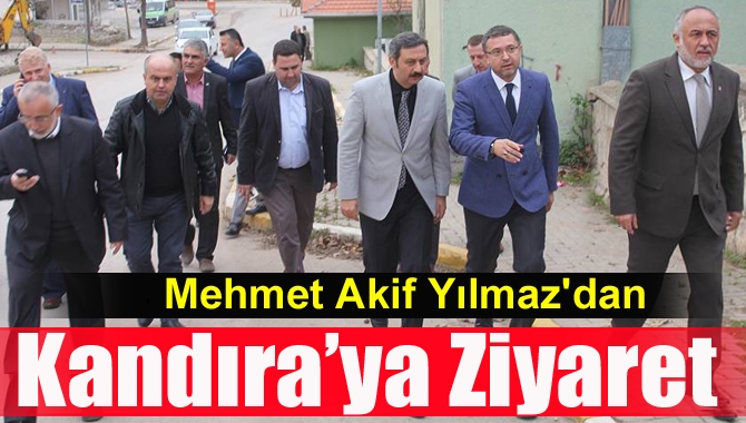 AK Parti Kocaeli Milletvekili Mehmet Akif Yılmaz, Kandıra’ya yaptığı ziyaretlerde