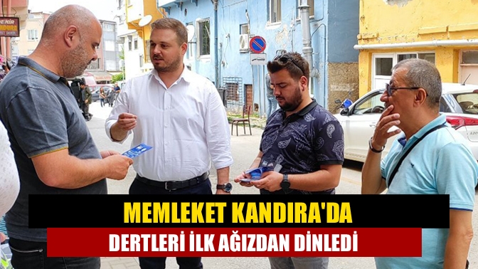 Memleket Partisi Kocaeli İl Başkanı Murat Erinç ve beraberinde ki