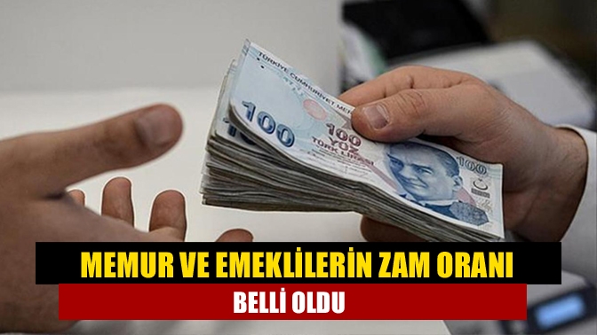 Haziran enflasyonunun açıklanmasıyla memur ve emeklilerin zam oranı netleşti. Memur