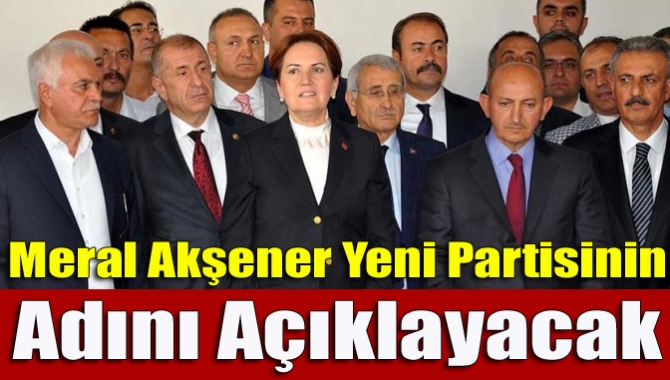 MHP’den ihraç edilen Meral Akşener, yeni partisinin kuruluşuyla ilgili açıklamayı