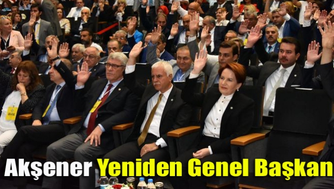 İYİ Parti olağanüstü kurultayında 881 oy alan Meral Akşener yeniden
