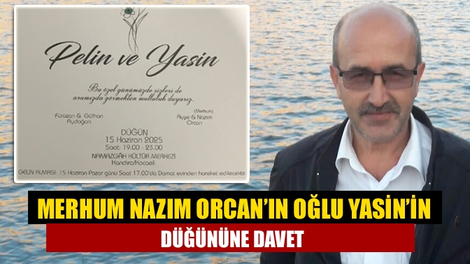 Yasin Orcan ile Pelin Gülhan, 15 Haziran Pazar günü Namazgâh