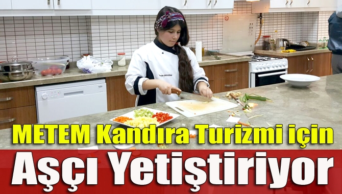 Kandıra METEM’de açılan Yiyecek Hizmetleri Alanı Mutfak (Aşçılık)bölümünde eğitim alan