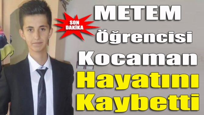 Kandıra Balaban Köyü Kocaoğlu Mahallesi'nde ikamet eden 17 yaşındaki METEM