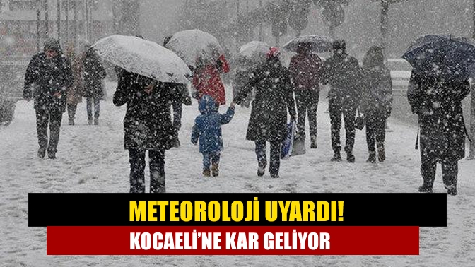 Bugün karla karışık yağmuru beklendiği Kocaeli’de yarın ve perşembe gün