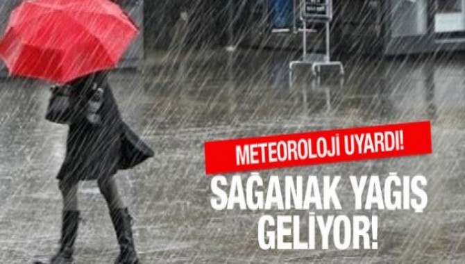 Meteoroloji, Kocaeli için sağanak yağış uyarısında bulundu