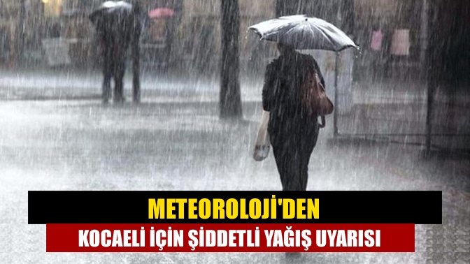 Meteoroloji’nin son hava tahminlerine göre Kocaeli genelinde bu gece saatlerinden