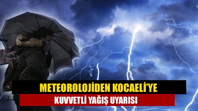 Meteoroloji Genel Müdürlüğü Kocaeli için günlük hava durumu tahminini paylaştı.