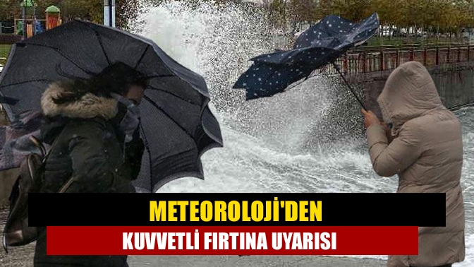 Meteoroloji Genel Müdürlüğü'nden yapılan uyarıda Kocaeli'de kuvvetli fırtına beklendiği duyuruldu