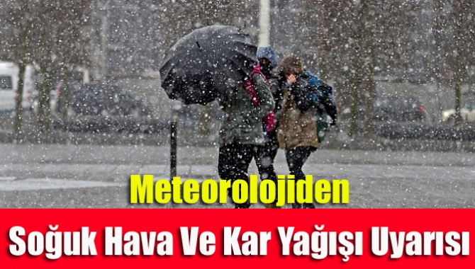 Meteoroloji'nin uyarısına göre yurdumuzun Çarşamba gününden itibaren kuzeybatı kesimlerden başlayarak