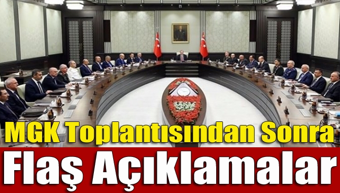 MGK bildirisinde, "Türk siyasetçi ve devlet adamlarına karşı bazı Avrupa