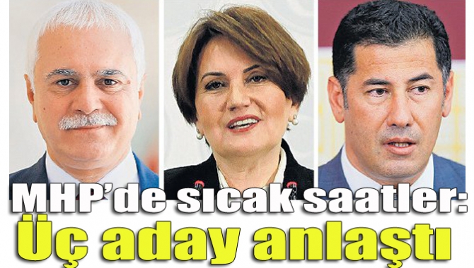 Meral Akşener, Sinan Oğan ve Koray Aydın’ın ortak imza için