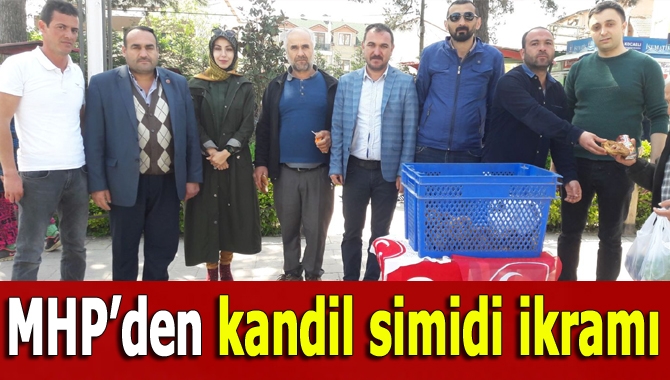 MHP Kandıra İlçe Teşkilatı, Miraç Kandili dolayısıyla Kandıralı vatandaşlara kandil