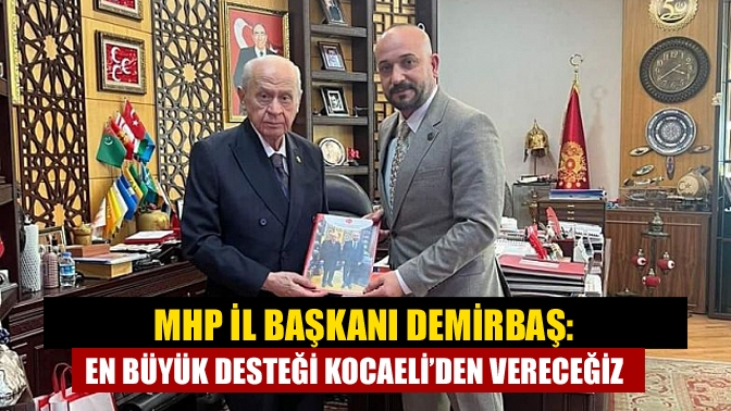 Milliyetçi Hareket Partisi (MHP) İl Başkanı Murat Nuri Demirbaş, Kocaeli