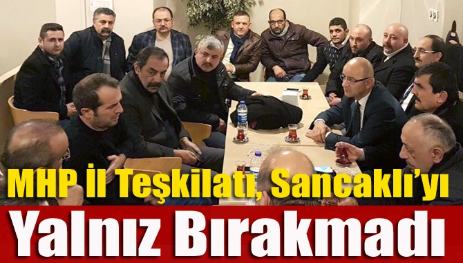 MHP Kocaeli İl Teşkilatı, Saffet Sancaklı'yı hastanede ziyaret ederek eşinin