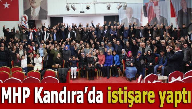 MHP Kandıra İlçe Teşkilatı’nın genişletilmiş istişare toplantısı partililerin yoğun katılımlarıyla