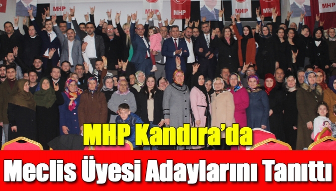MHP Kandıra İlçe Teşkilatı’nın istişare toplantısında Kandıra belediye meclis üyesi