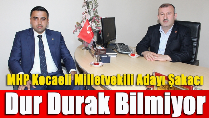 MHP Kocaeli Milletvekili Adayı Alperen Şakacı, seçim çalışmaları kapsamında Kandıra’dan