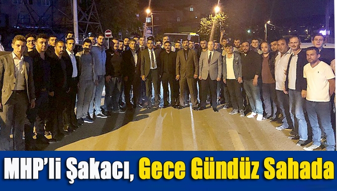 MHP Kocaeli Milletvekili Adayı Alperen Şakacı, ilçe ilçe dolaşarak vatandaşla