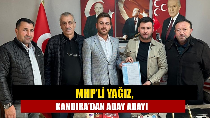 Ülkü ocaklarının çeşitli kademelerinde görev alan MHP’li Mustafa Yağız, Kandıra