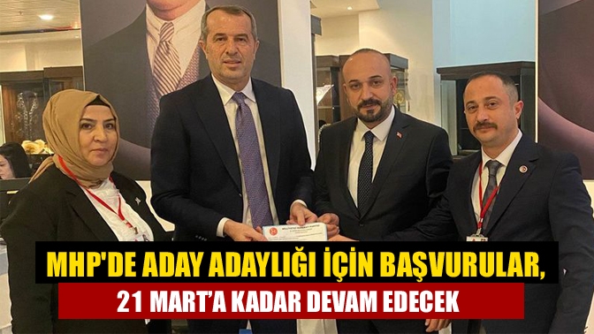 MHP Kocaeli Milletvekili Saffet Sancaklı, milletvekili aday adaylığı için MHP