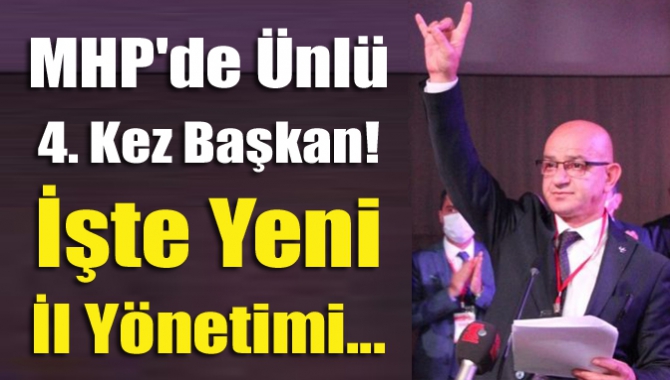 MHP İl Teşkilatı'nın 13'üncü olağan genel kurulunda tek aday olan